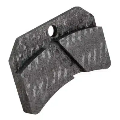 Carbon Brake Pad For 4 Piston Calipers - Slotted at 11 o'clock Fits Strange 11" & 11.5" Carbon Brake Kits