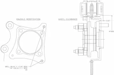 Strange Pro II Rear Brake Kit For 2015-2020 Mustang GT - Image 3