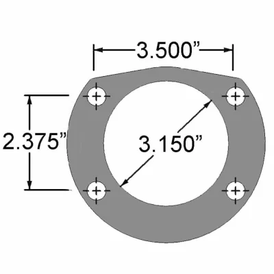 Strange Evolution Dynamic Drive Mount Rear Brake Kit For Big Ford / Early Big Ford Ends - Image 2