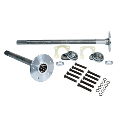 Alloy Axle Package 28, 30 & 31 Spline Axle, Bearings, Ret Plates & Studs