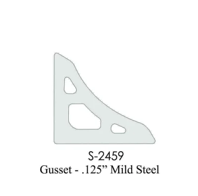 .125" Mild Steel Gusset