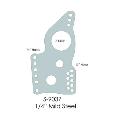 Pro Mild Steel 4-Link Bracket 3" Tube