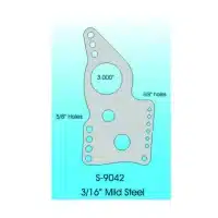 Standard 4-Link Bracket - 3/8" Shock Mount