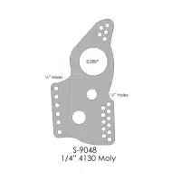 1/4" 4130 4-Link w/ 1/2" Adj. Shock Mount