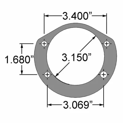 8.8" Conversion Ends - 3.150" Bearing - Image 2