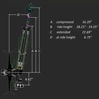 Strange GT Strut Package - Double Adj. - Image 2