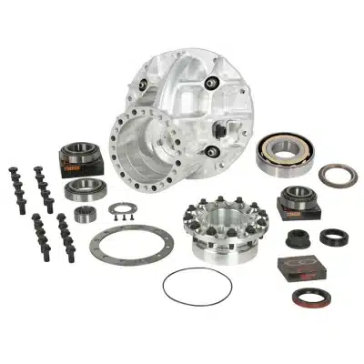 Strange Billet Case and Support Package 3.812" Bore Case & Tapered Bearing Support With Installation Kit For 10" Pro Gears